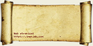 Doroteja Jazački vizit kartica